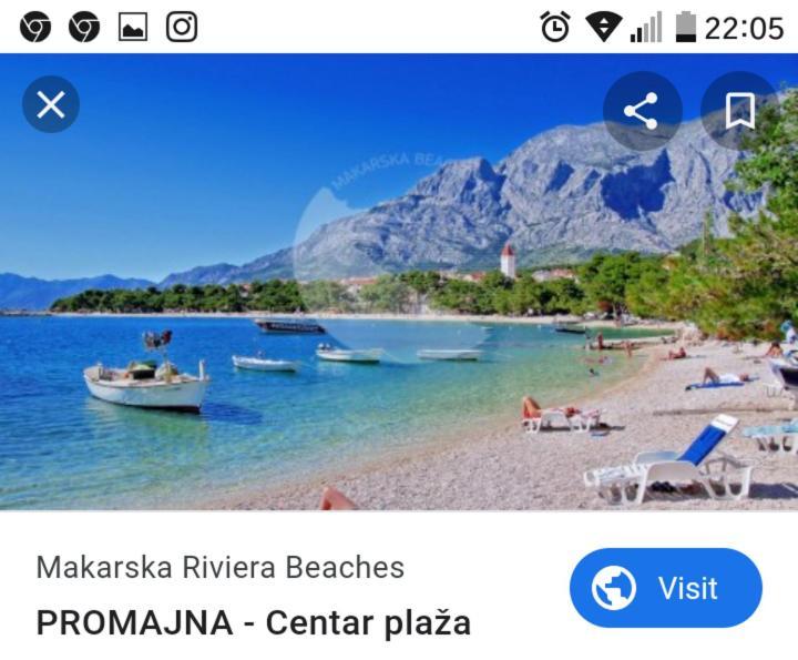 Top Studio 9 Makarska Rivijera פרומאינה מראה חיצוני תמונה